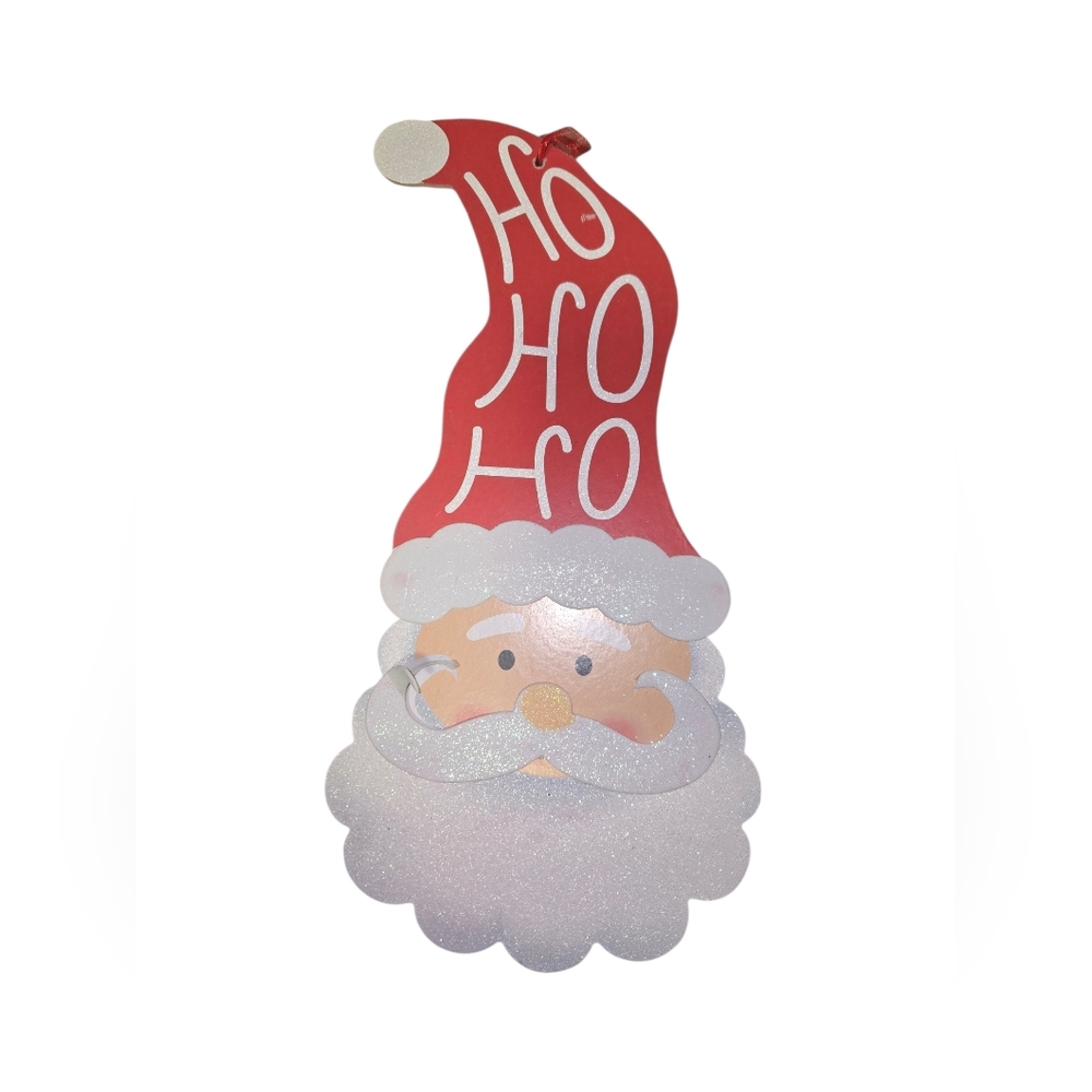 Festive Santa‎ Wall Decor - Red and White